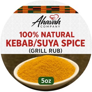 Especias orgánicas para kebab/suya Ahavah (aliño para parrilla)