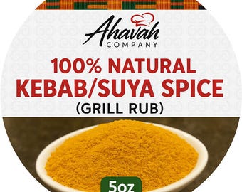 Ahavah Organic Kebab/Suya Spice (Grill Rub)