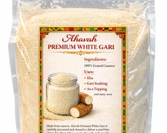 Ahavah White Gari, sémola de yuca de África occidental