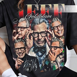 Maglietta Jeff Goldblum FM1007 abbigliamento unisex per adulti y2k, regalo per uomo, regalo per donna