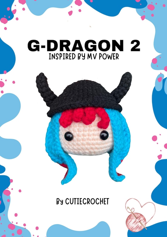 GDRAGON あみぐるみ セット G-DRAGON 2 CROCHET PATTERN - Etsy