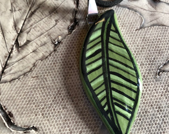 Green Leaf Pendant