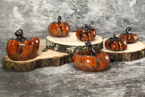 Mini Ceramic Pumpkins