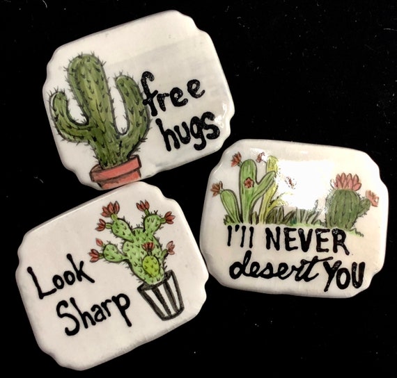 Cacti Puns Magnets