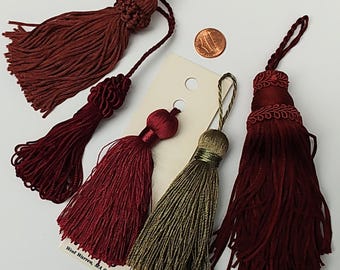 Five Nice Tassels, Autumnal Colors - Different Styles
