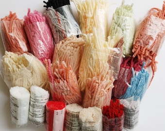 Latch Hook Rug Yarn, Mixed Colors, Over 2 lbs