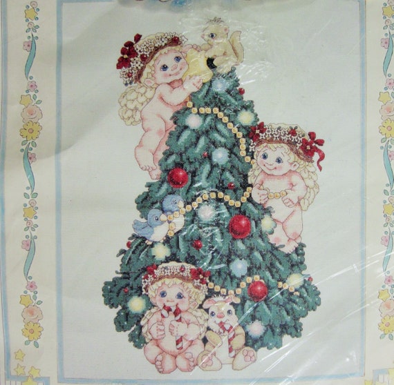 Just Cross Stitch BUNNY LOVE DREAMSICLES NIP Counted Cross Stitch Kit!