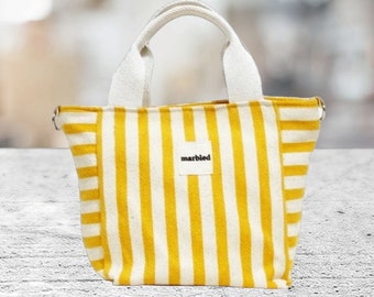 Yellow Small Crossbody Bag , Small Tote Bag