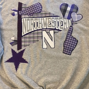 Northwestern University pennant sweatshirt