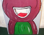 Barney     Corn hole  game   with 4 bean bags
