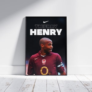 Arsenal Captain Thierry Henry Poster