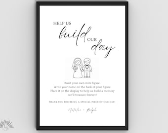 Alternative Wedding Guestbook Sign | Unique & Fun GuestBook Idea | Build-your-own Guestbook Sign and Instructions