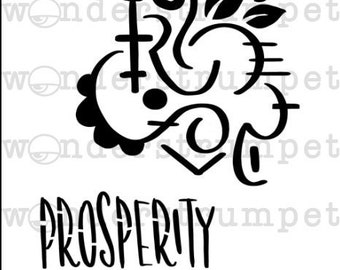 Witchy Sigil Stencil Series: Prosperity