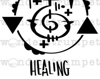 Witchy Sigil Stencil Series: Healing