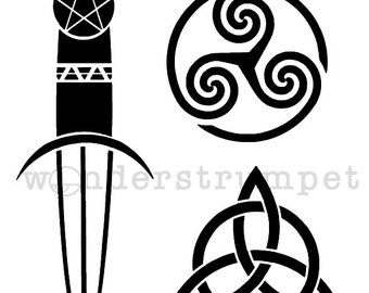 Modern Mystic Stencil Series: Athame