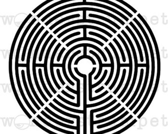 Chartres Labyrinth Stencil