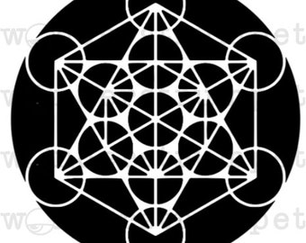 Metatron's Cube Sacred Geometry Stencil