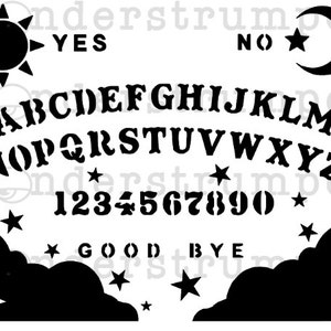 Halloween Stencil Series - Spirit Board