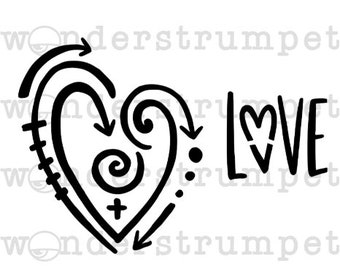 Witchy Sigil Stencil Series: Love