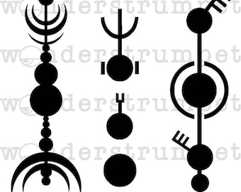 Crop Circle Pictograms Stencil