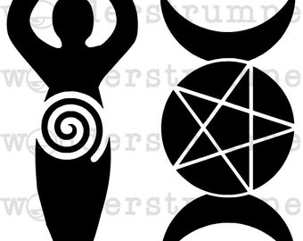Modern Mystic Stencil Series: Goddesses