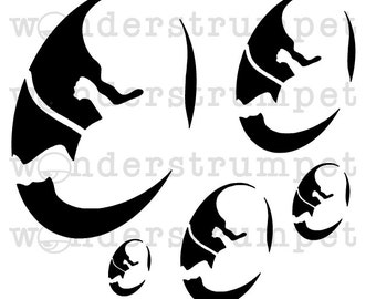 Funky Fetus Stencil