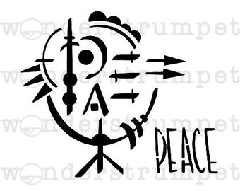 Witchy Sigil Stencil Series: Peace