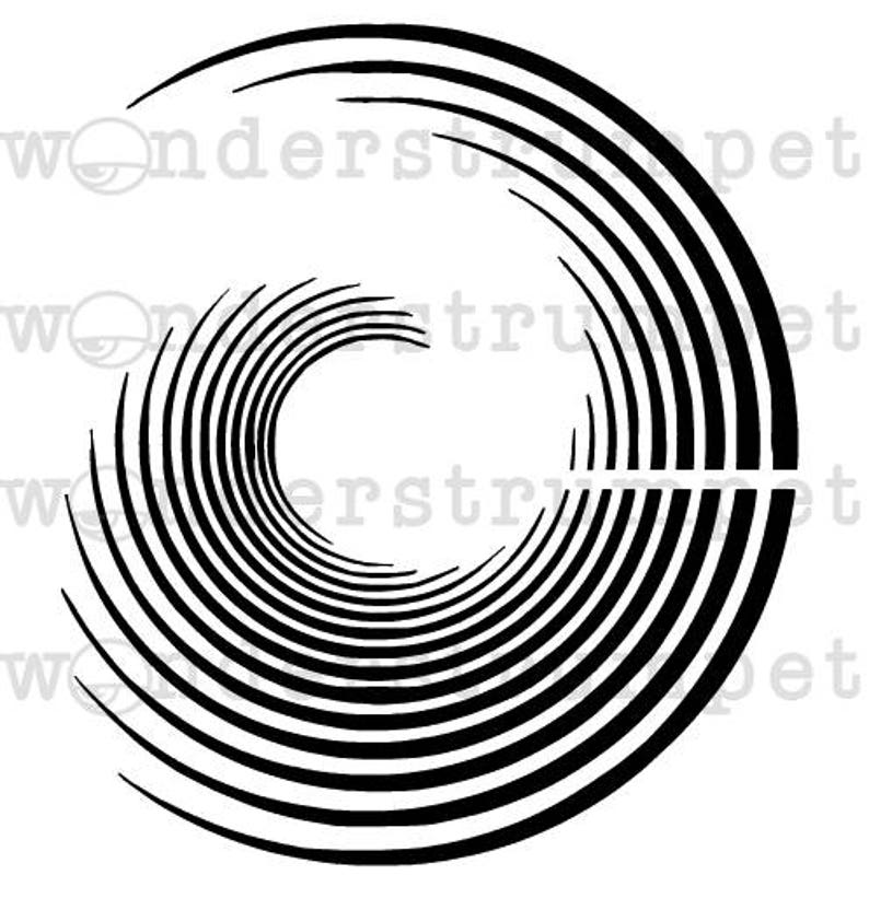 Big Swirl Stencil image 1