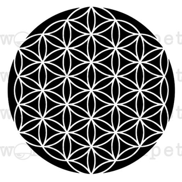 Flower of Life Sacred Geometry Stencil