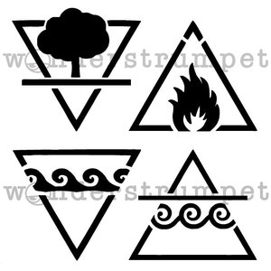 Witchy Grimoire Stencil Series: Elements