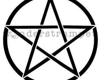 Witchy Grimoire Stencil Series: Pentacle