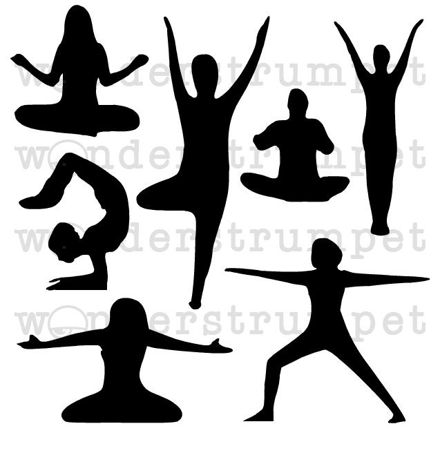 yoga journaling blocks stencil for art journaling etsy