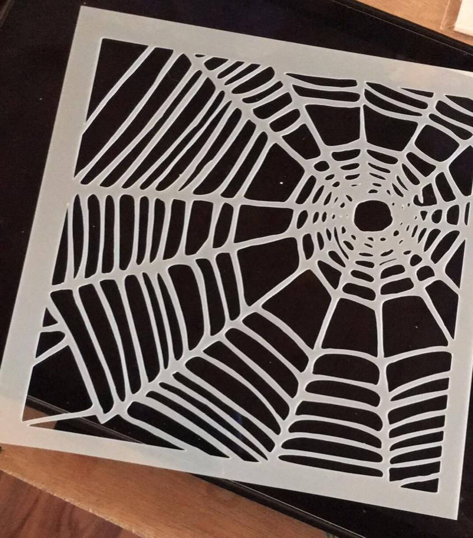 Spiderweb Stencil - Etsy