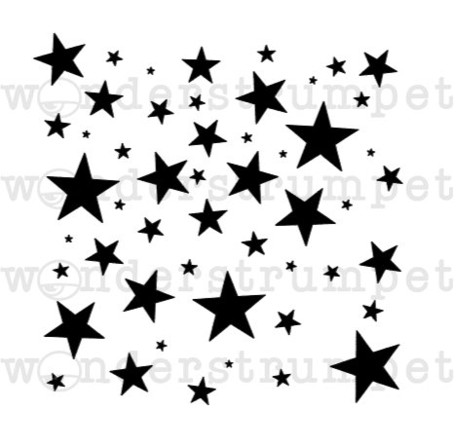 Stars and Stripes Stencil Set Etsy