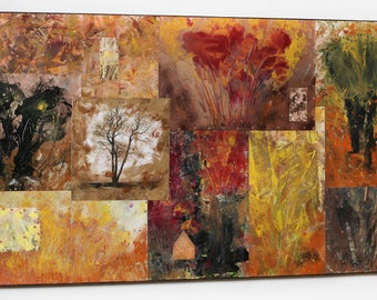 Fall Landscape #6 , Mixed Media Mural