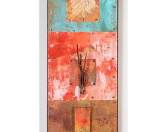 6x18 Mixed Media Triptych