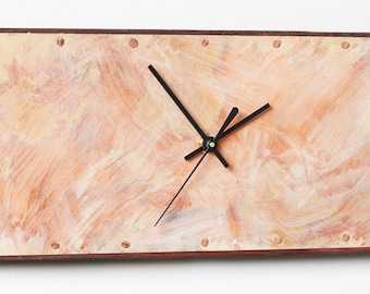 6" x 17" inch Copper Clock