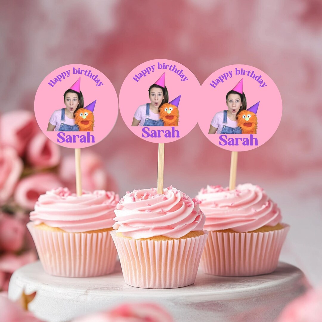 Editable Ms Rachel Cupcake Topper, Miss Rachel Birthday Party ...