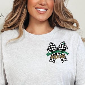 Shenanigans Squad T-Shirt: St Patricks Day Shamrock Bow Tee