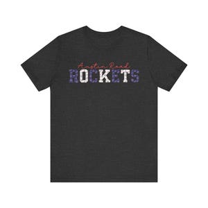 Rockets Mascot Shirt for Teachers Customizable School Name Back To School