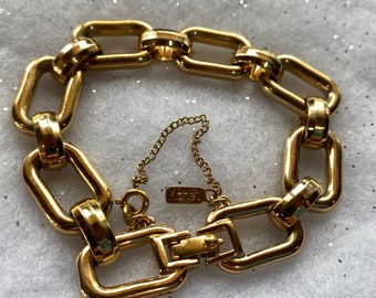 Vintage Classic Monet Chain Bracelet