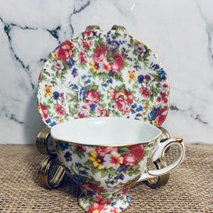 Royal Cotswolds Chintz Tea Set - Etsy