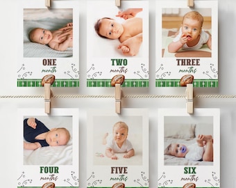 First Year Down Monthly Photo Banner, Football 1st Birthday Party Decor, Sports Boy Birthday, American Football Party Picture Backdrop, f01d