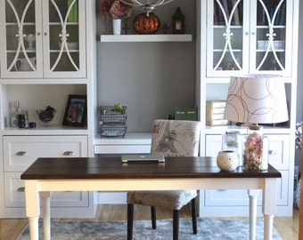 Custom "Fleur De Lis" Bookcase with File Drawers- Unfinished and Raw Cabinetry