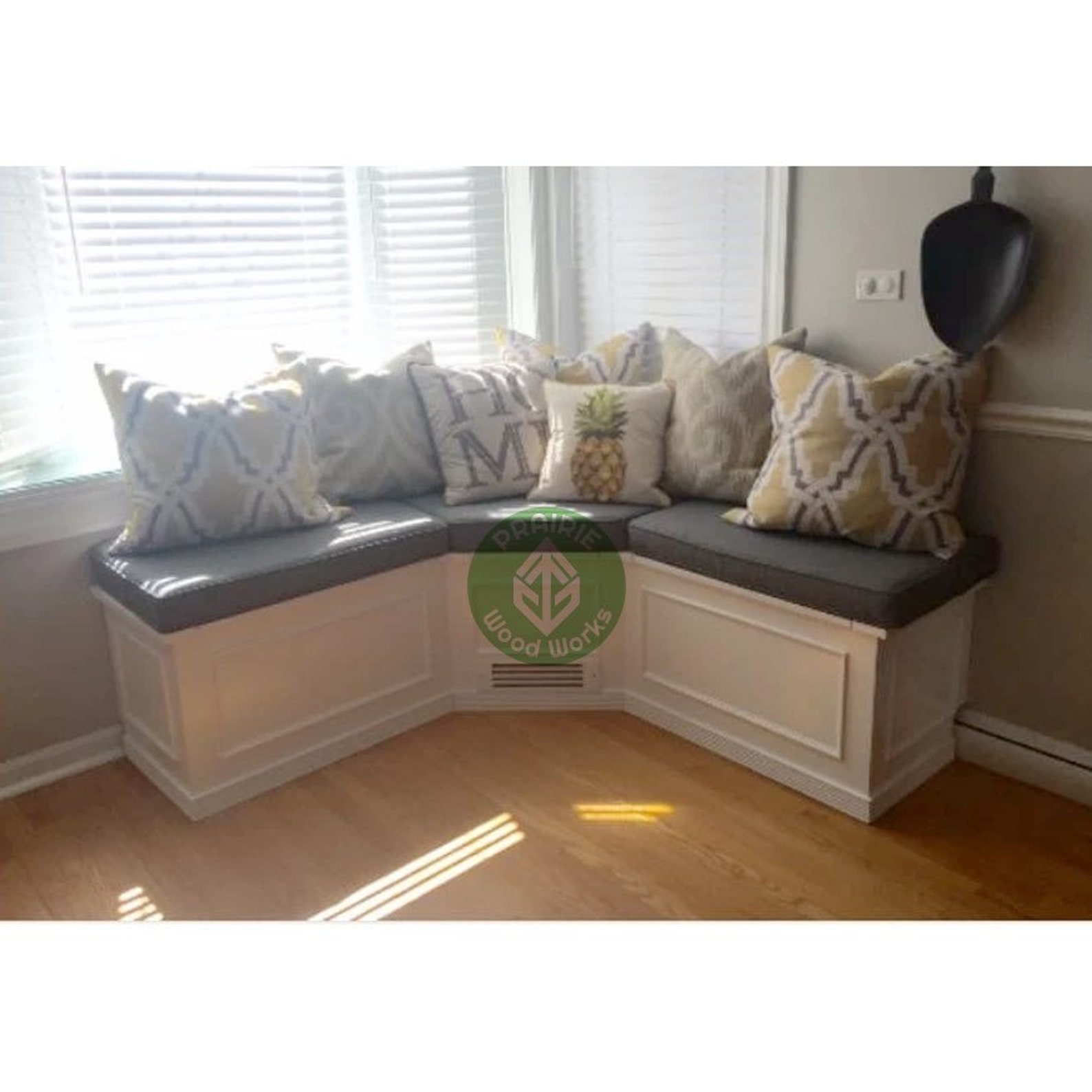 Free Shipping. Kitchen Nook Corner Bench Seat With Storage - Etsy