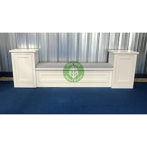 Banquette Bench Nook  Window Bench Seat with  Storage Drawers- No Finish