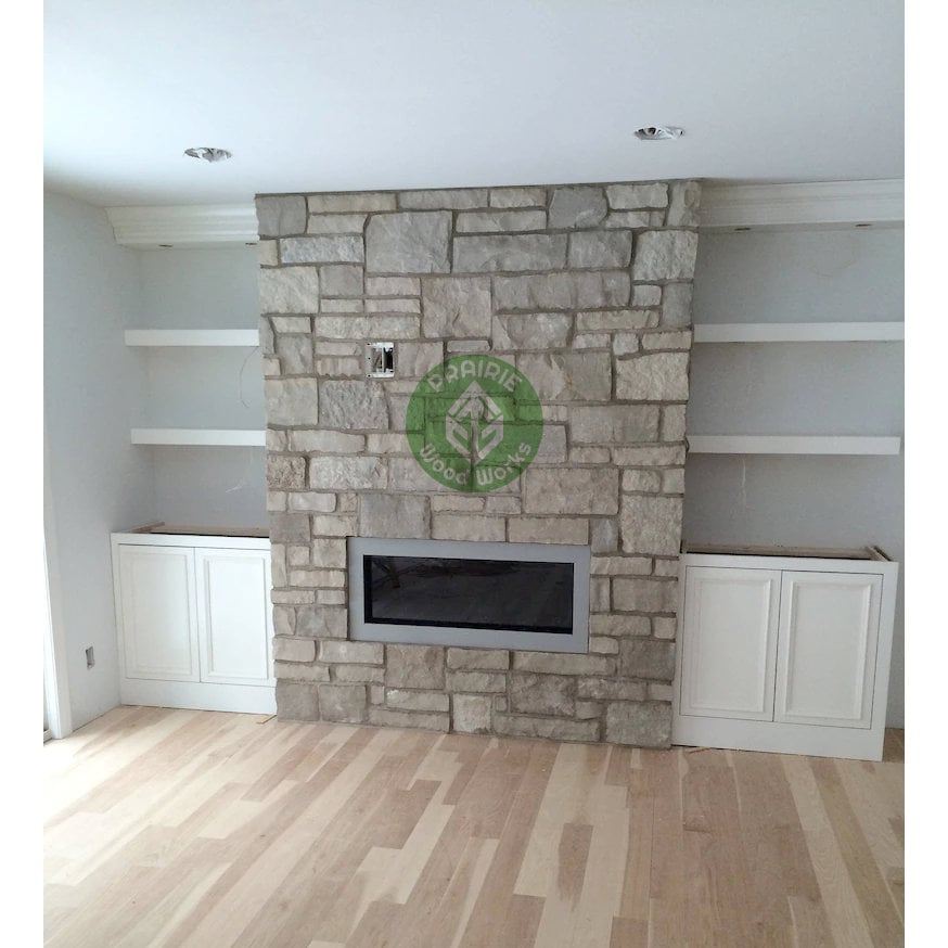 RAW Wood Floating Shelf With Led Lights Unstained Farmhouse Etsy UK