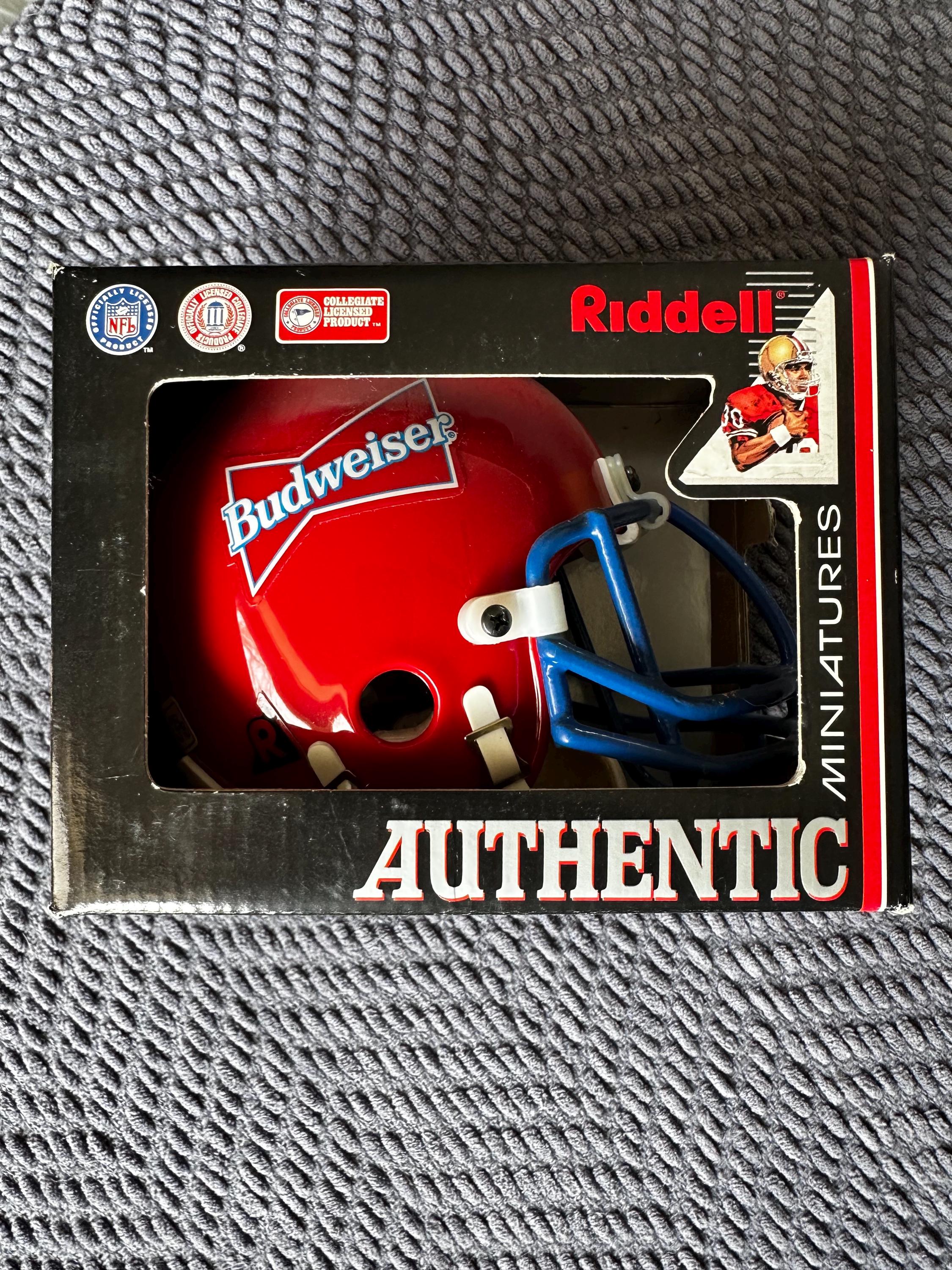 budweiser football helmet Rare/vintage Collectibles Budweiser Football Helmet Die-cast Bank