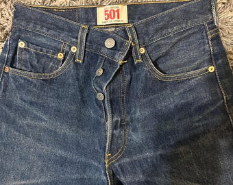Vintage Levi's 501 XX Button Fly Jeans:  Denim 28 x 36 Tag