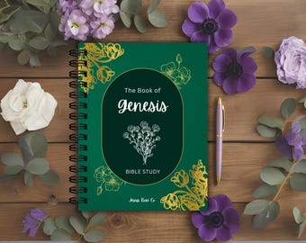 Catholic Bible Study | 200+ In Depth Questions, Bible Study Binder, Bible Reflection, Catholic Printable, Scripture Study | Book of Genesis